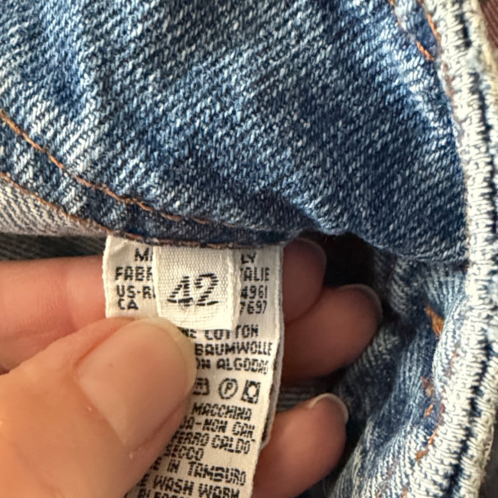 Ladies Benetton Classic Blue Denim Vest - Picture 9 of 9